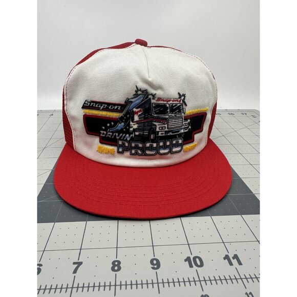 Snap-On Other - Vintage Snap-On Hat #1 Drivin Proud K Products Made In USA Mesh Snapback Trucker